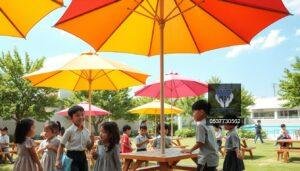 Read more about the article مظلات مدارس ومسابح بالشرقية